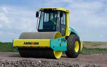 Аренда вибрационного грунтовый каток ammann asc 110, прокат Минск